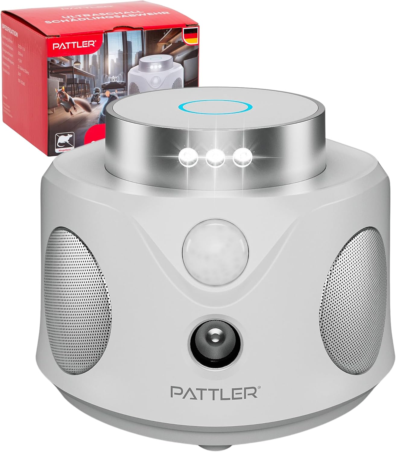 360° Ultraschall Mäuseabwehr