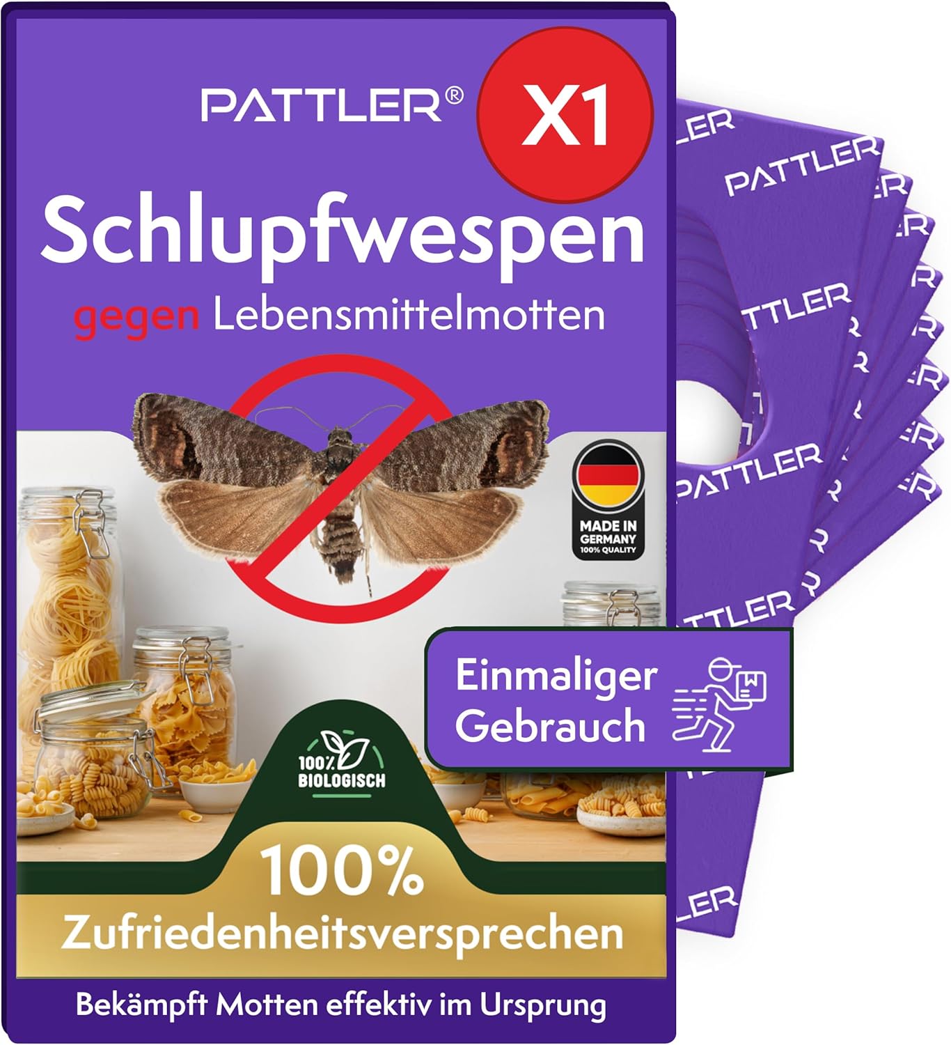 Schlupfwespen gegen Lebensmittelmotten