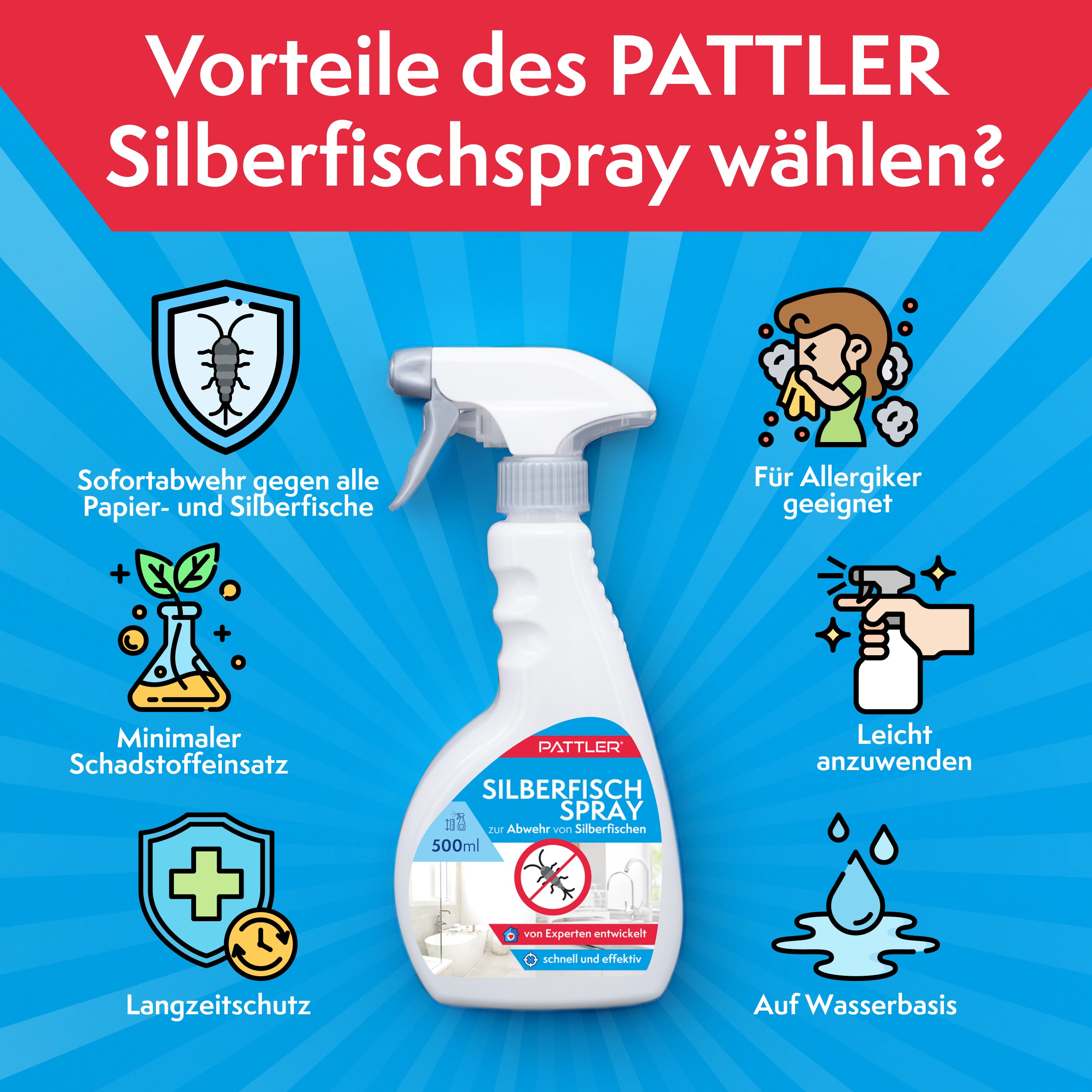 Silberfisch Spray 500ml