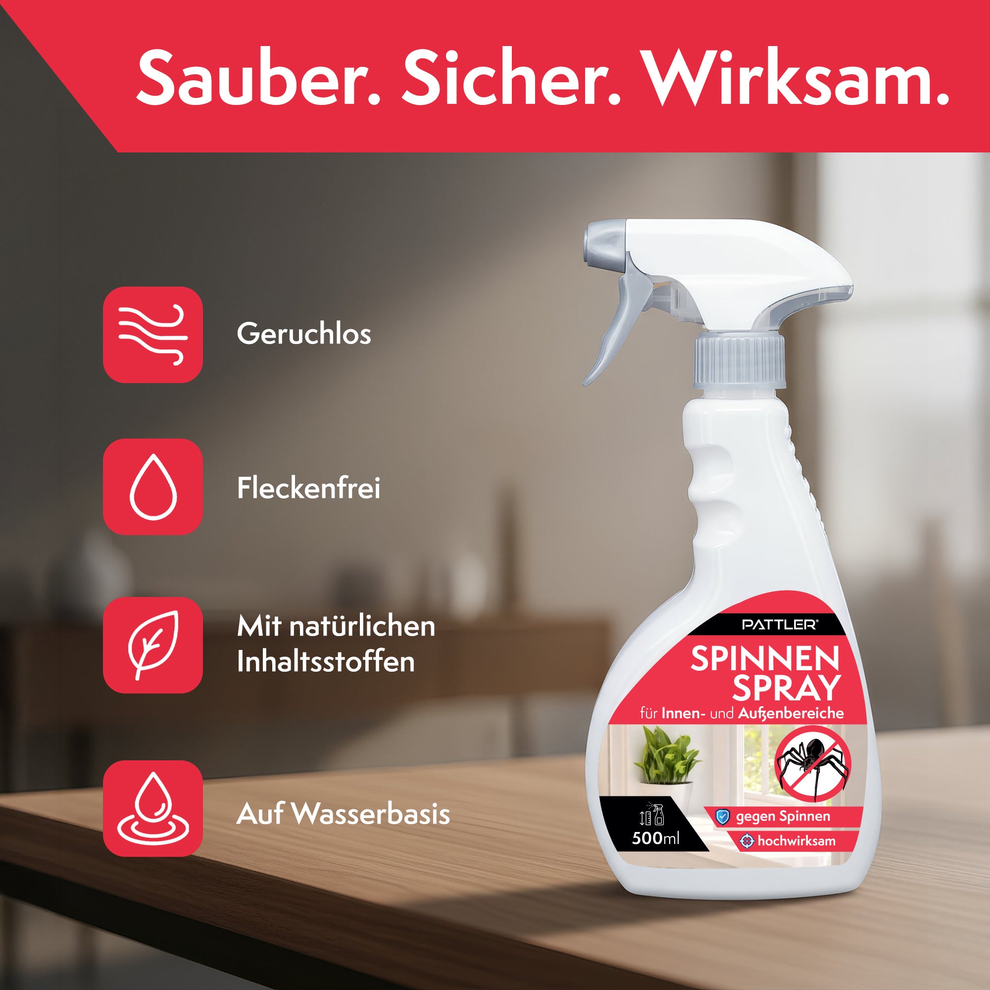 Anti Spinnenspray 500ml