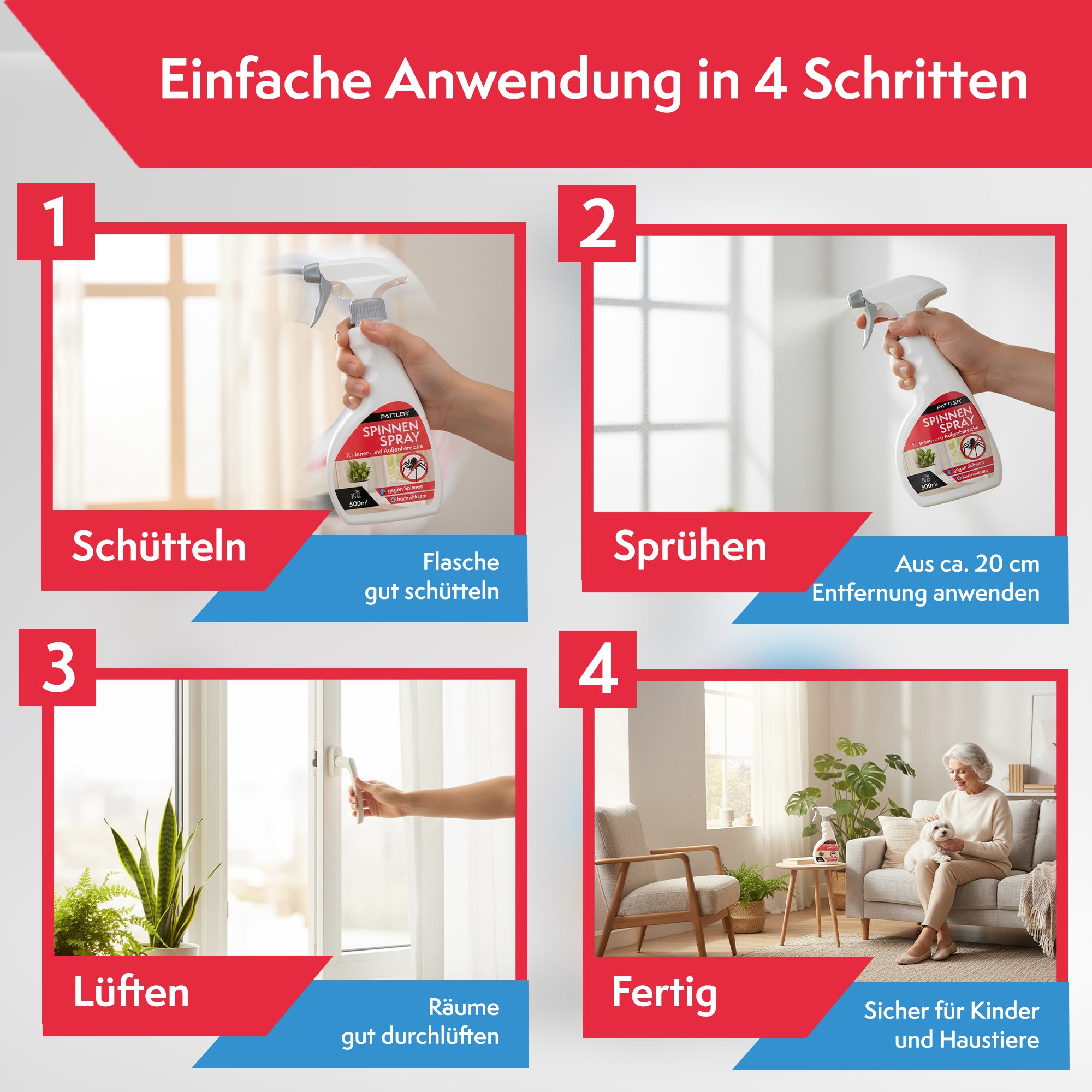 Anti Spinnenspray 500ml