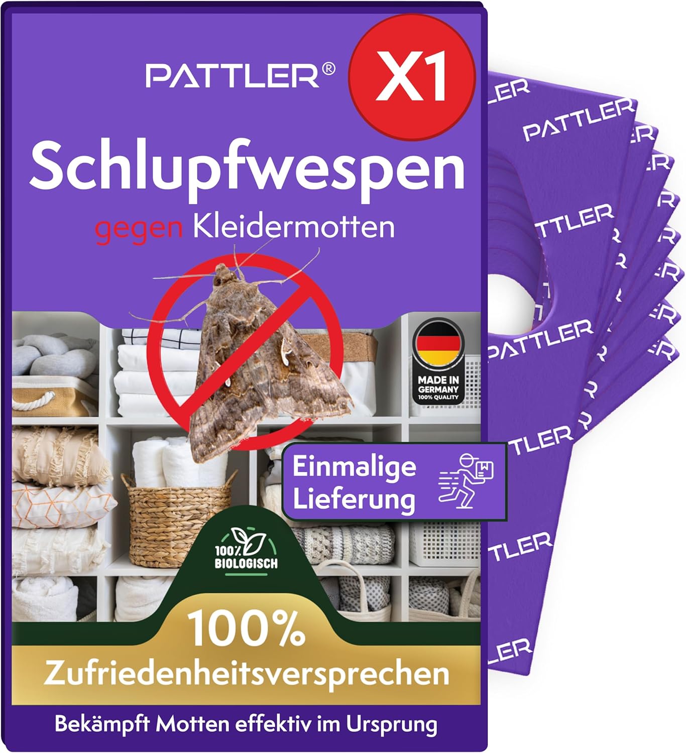 Schlupfwespen gegen Kleidermotten