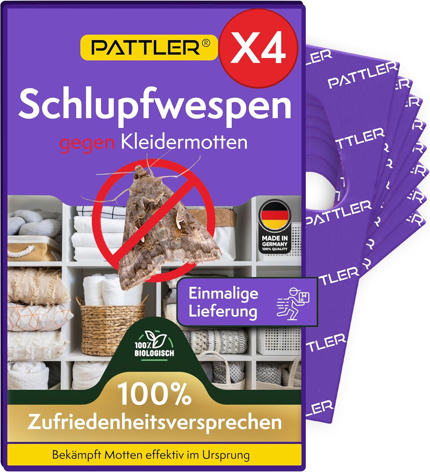 Schlupfwespen gegen Kleidermotten