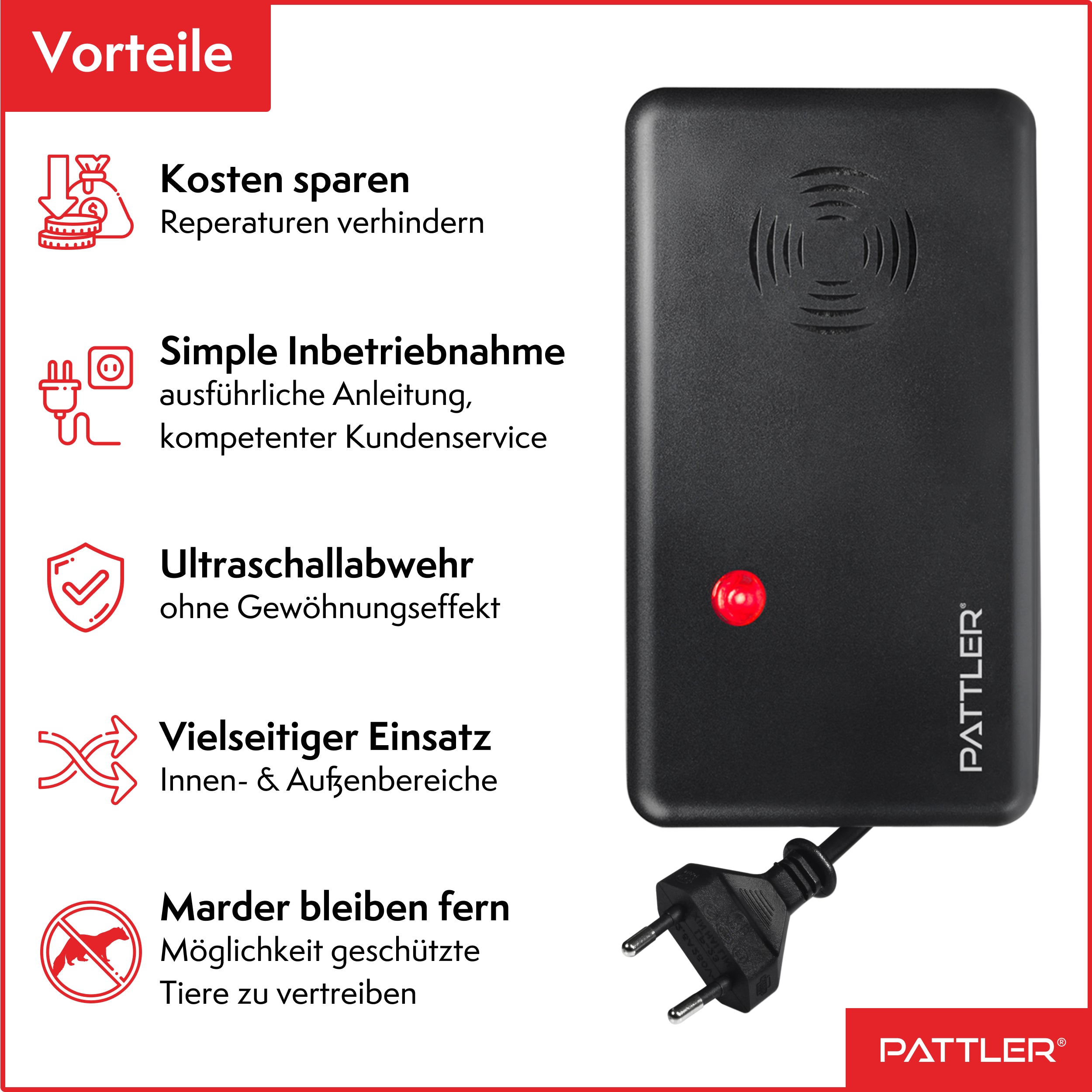 Marderschreck Steckdose