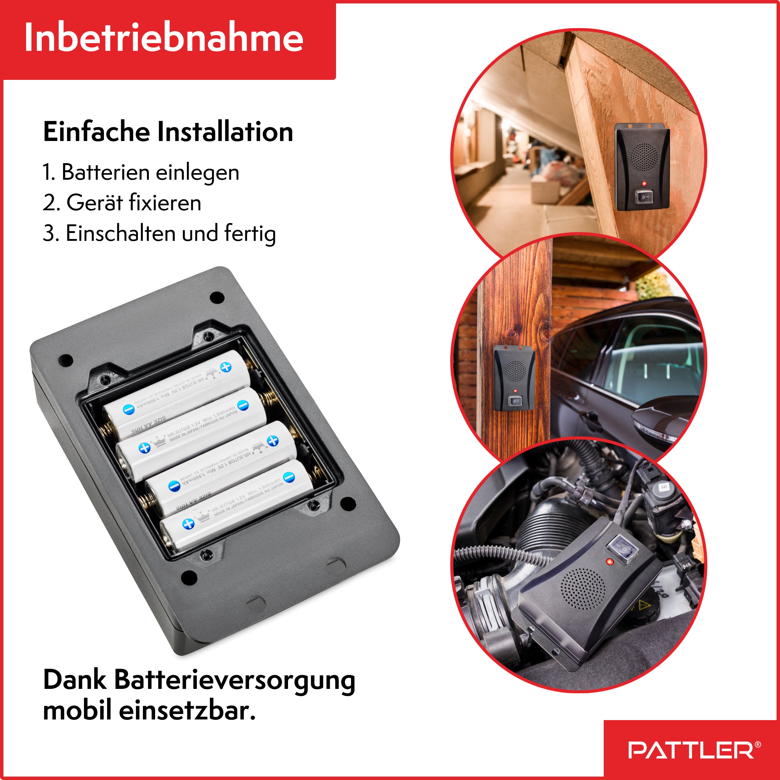 Marderschreck Mobil Batteriebetrieben