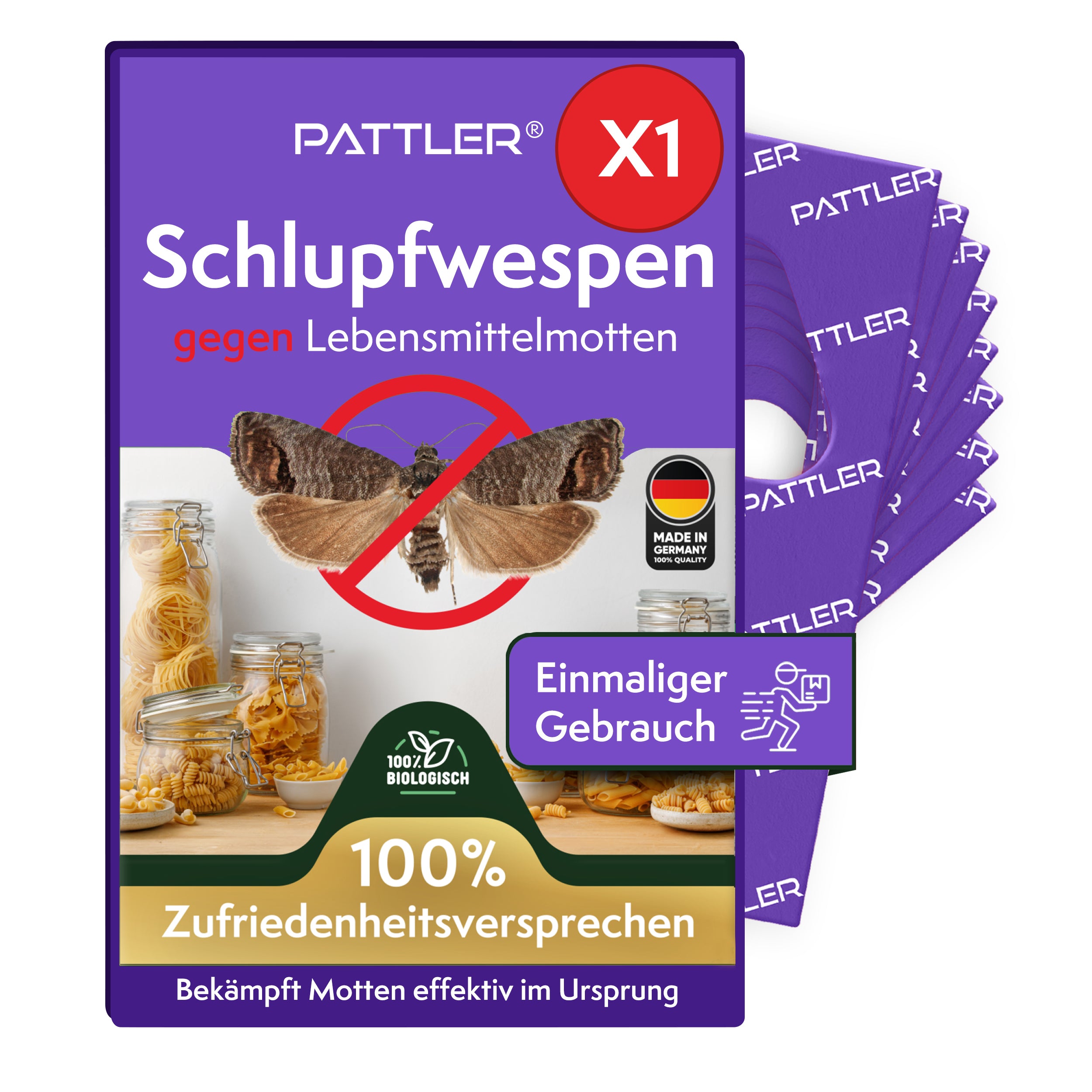 Schlupfwespen gegen Lebensmittelmotten