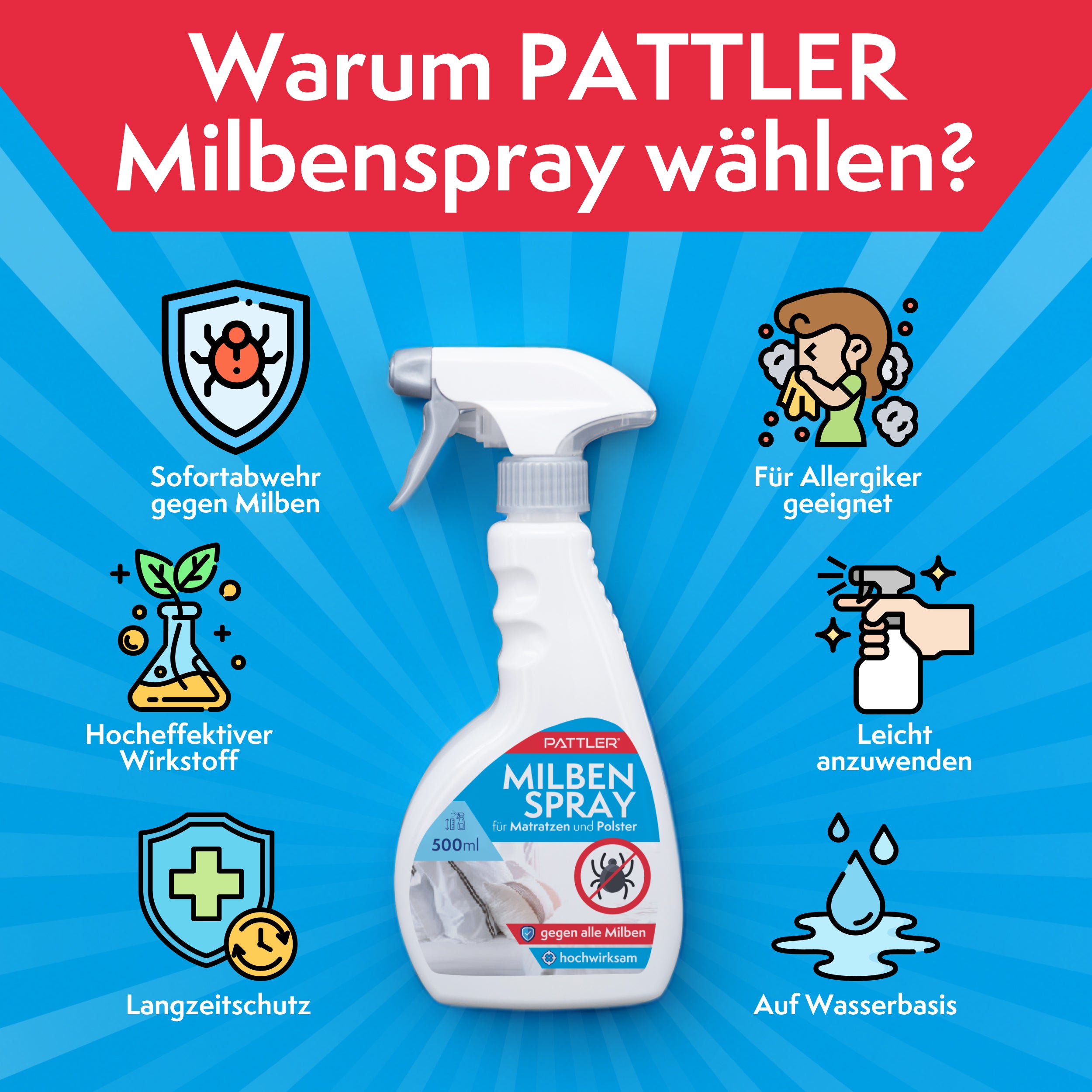 Milbenspray 500ml