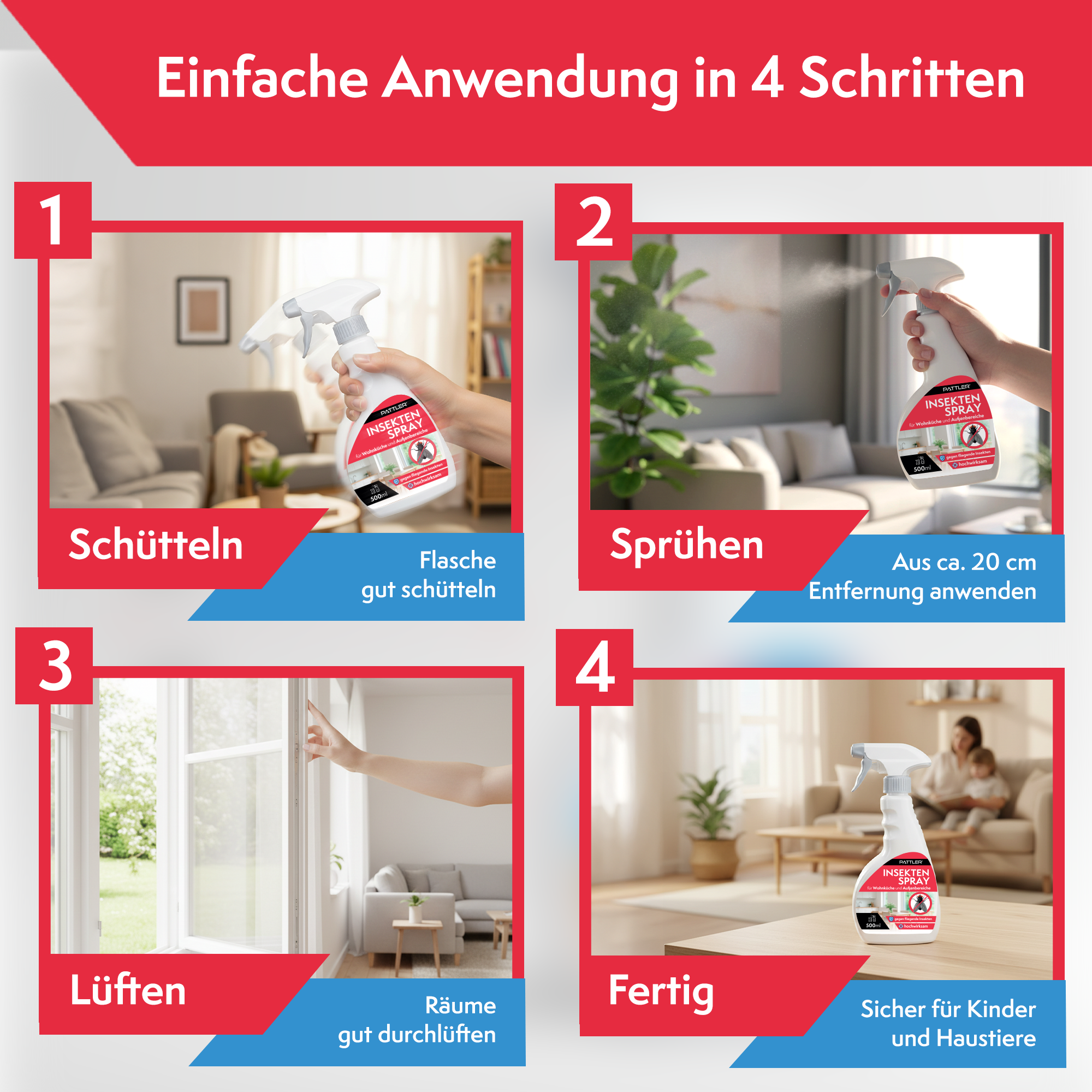 Insektenspray Wohnung 500ml