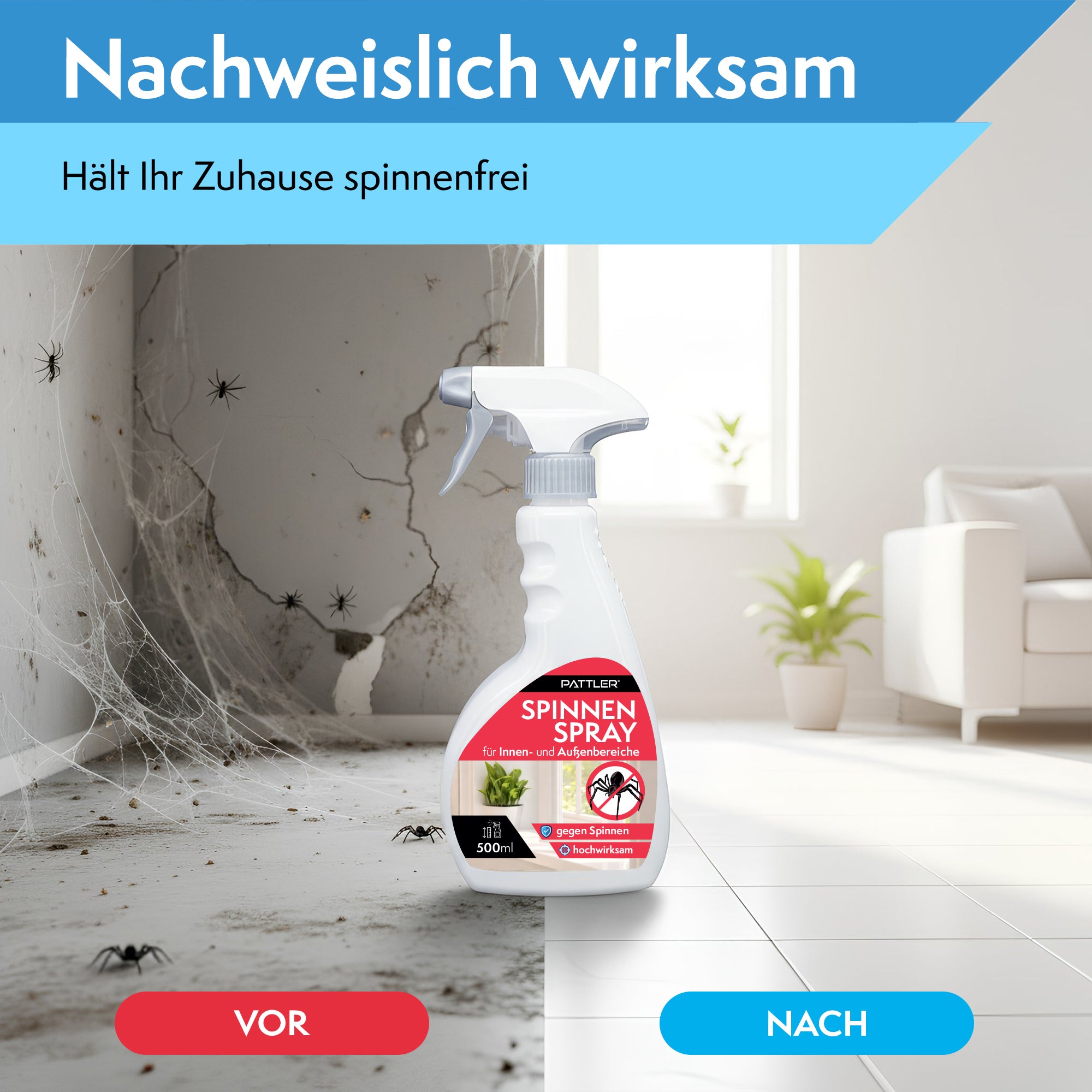 Anti Spinnenspray 500ml